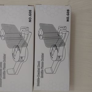 Vehicle Headrest Double-Headed Hook Mobile Phone Hook 2 pack